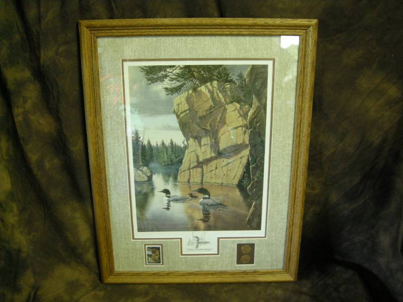 lot 19 image: Derk Hansen Print Where Freedom Reigns