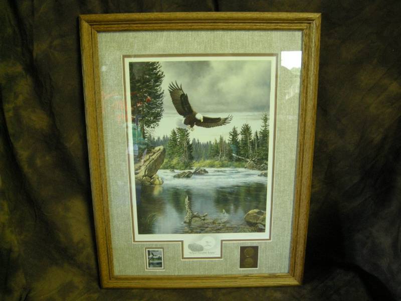 lot 18 image: Derk Hansen Print Where Freedom Reigns