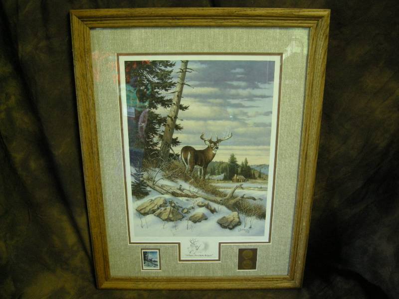 lot 16 image: Derk Hansen Print Where Freedom Reigns