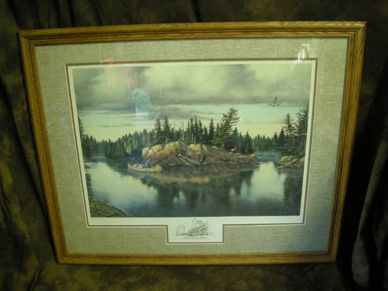 lot 13 image: Derk Hansen Print Where Freedom Reigns