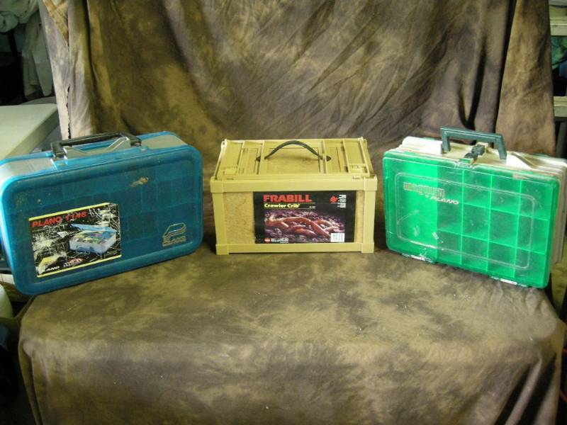 lot 118 image: Fishing Boxes
