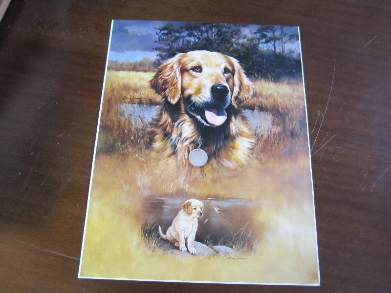 lot 25 image: Dog print...