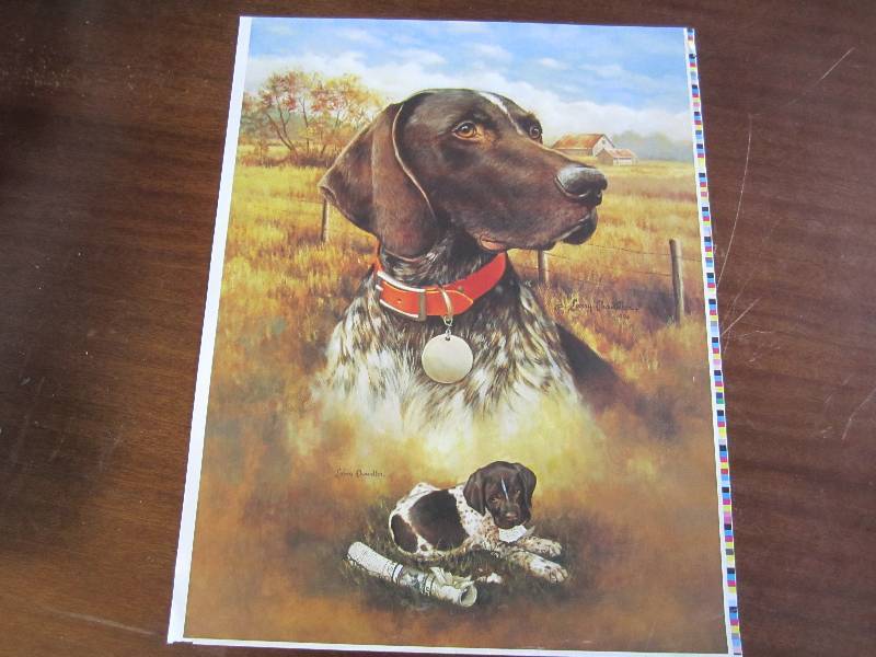 lot 26 image: Dog print...