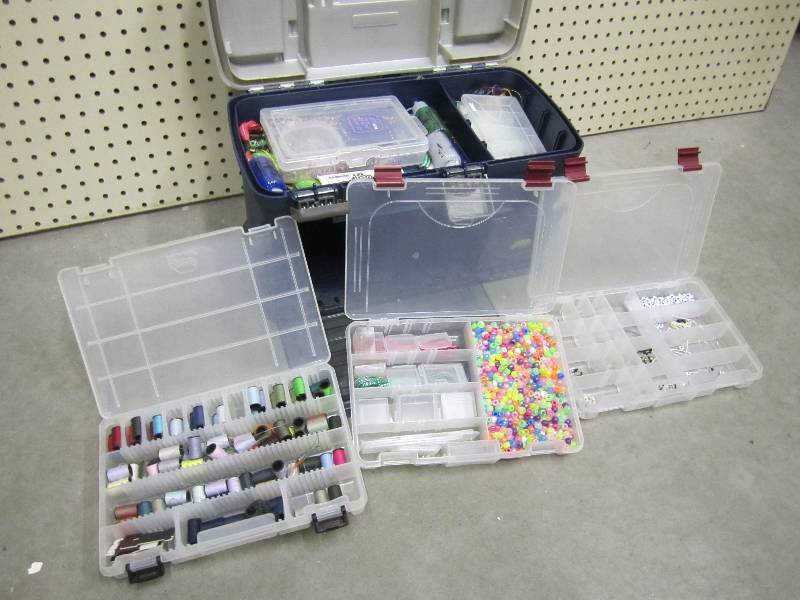 lot 79 image: Plano 7271 tackle box full of crati...