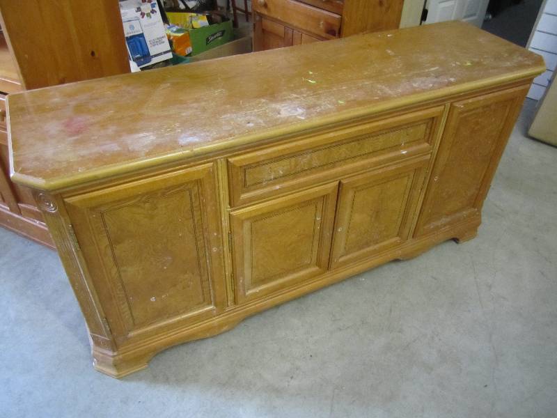 lot 159 image: Large cabinet. Needs some TLC. 62.2...