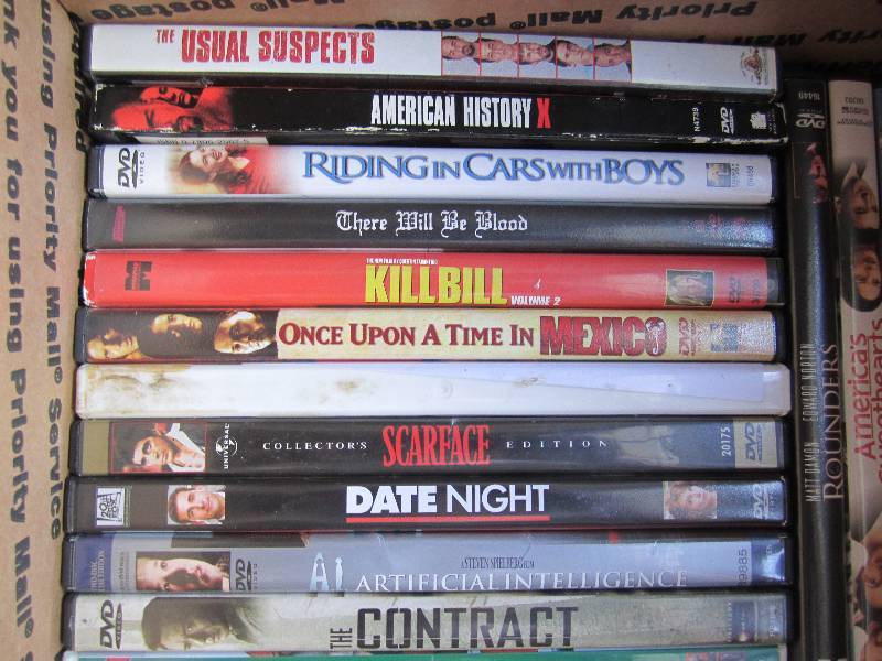 lot 161 image: Large lot of dvd movies and cds. S...