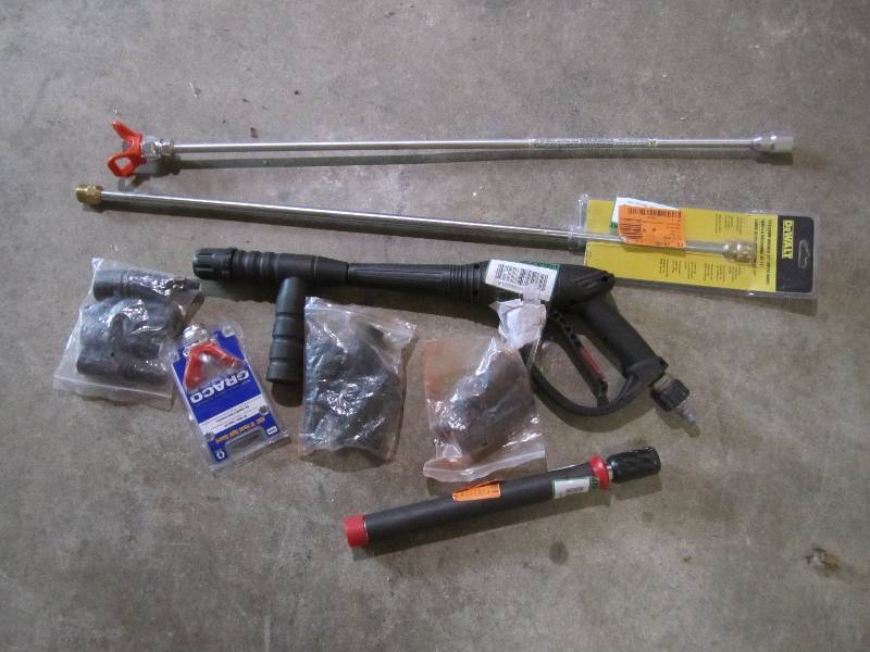 lot 175 image: Lot of replacement pressure washer ...