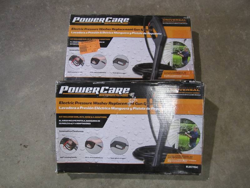 lot 177 image: Lot of 2 electric pressure washer r...