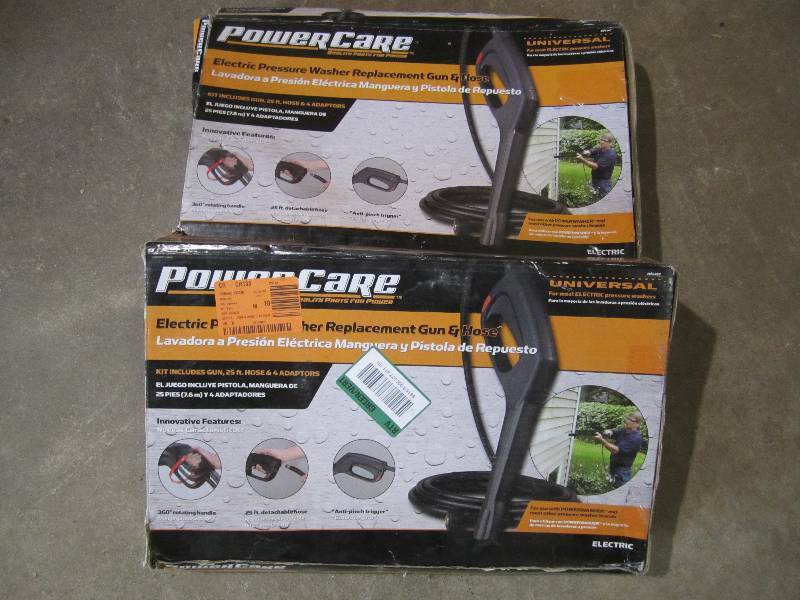 lot 178 image: Lot of 2 electric pressure washer r...
