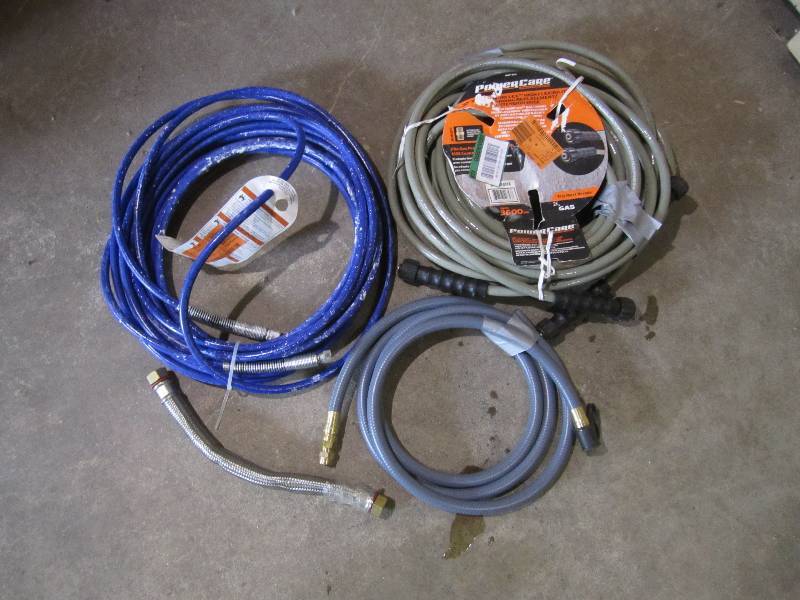lot 185 image: Lot of 4 misc hoses....