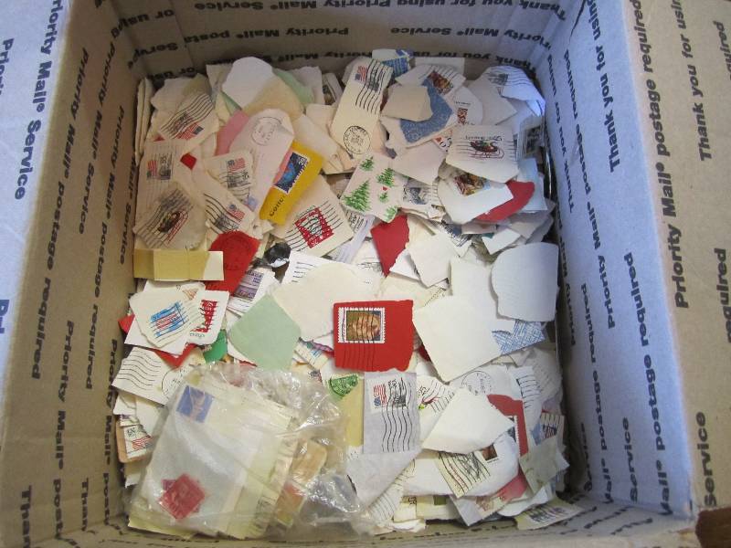 lot 225 image: Large lot of stamps. See all photos...