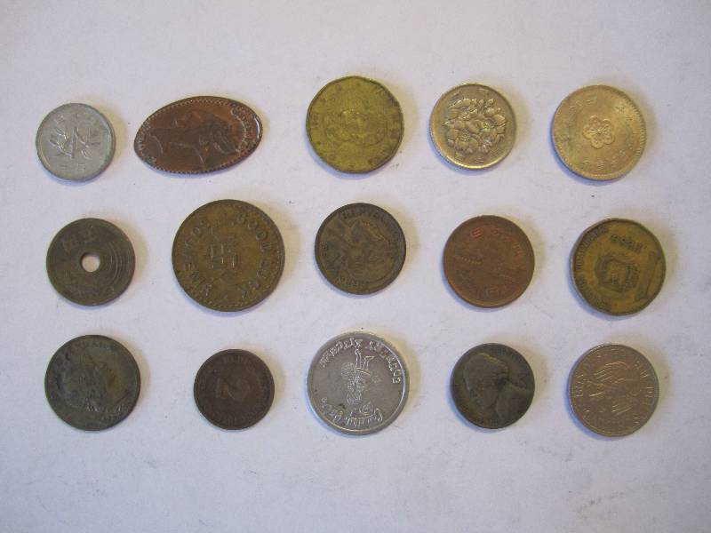 lot 235 image: Lot of misc foreign coins....