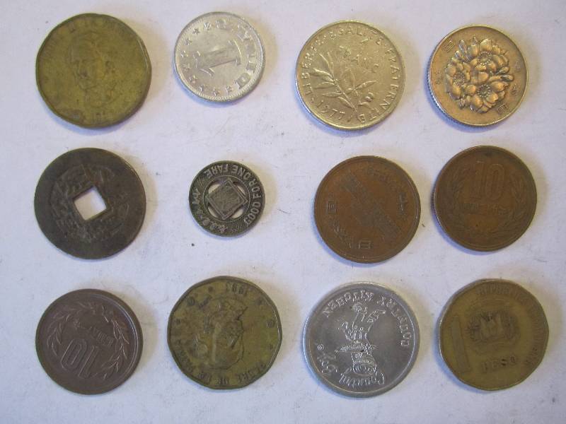 lot 239 image: Lot of misc foreign coins....