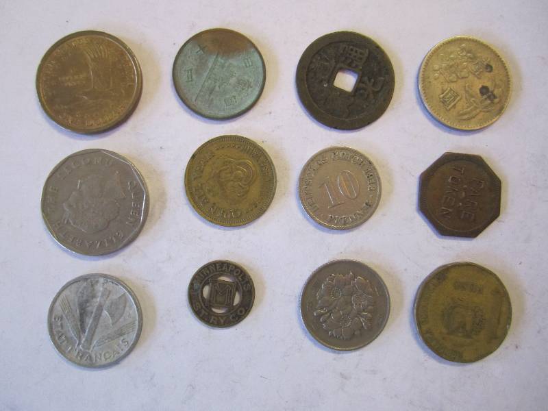 lot 241 image: Lot of misc foreign coins....