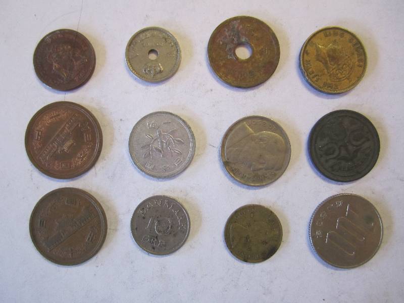 lot 242 image: Lot of misc foreign coins....
