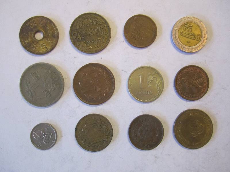 lot 243 image: Lot of misc foreign coins....
