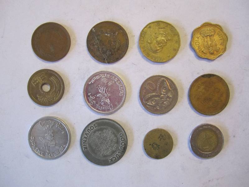 lot 244 image: Lot of misc foreign coins....