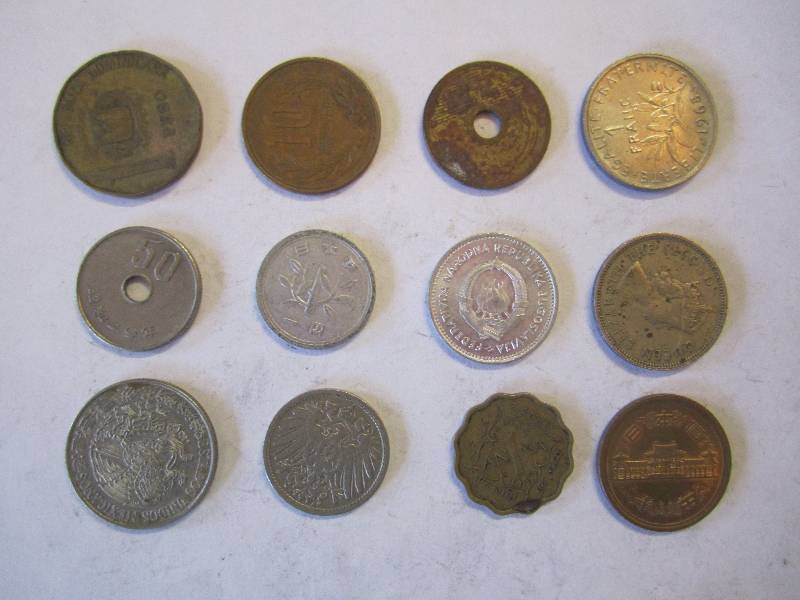 lot 246 image: Lot of misc foreign coins....