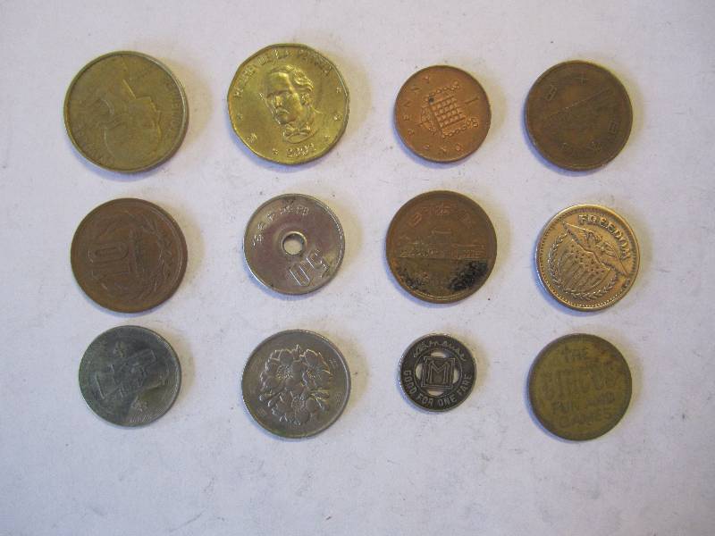 lot 247 image: Lot of misc foreign coins....