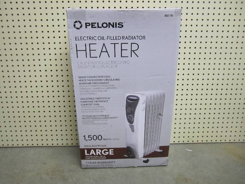 lot 270 image: Electric oil-filled radiator heater...