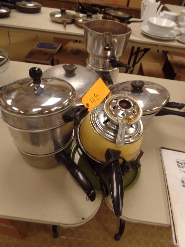 lot 48 image: POTS AND PANS