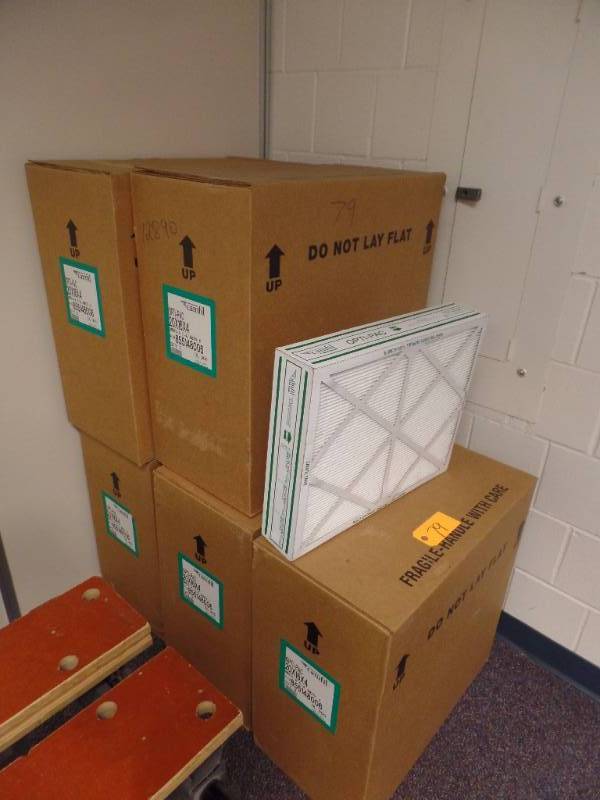 lot 79 image: AIR HANDLING SYSTEM AIR FILTERS