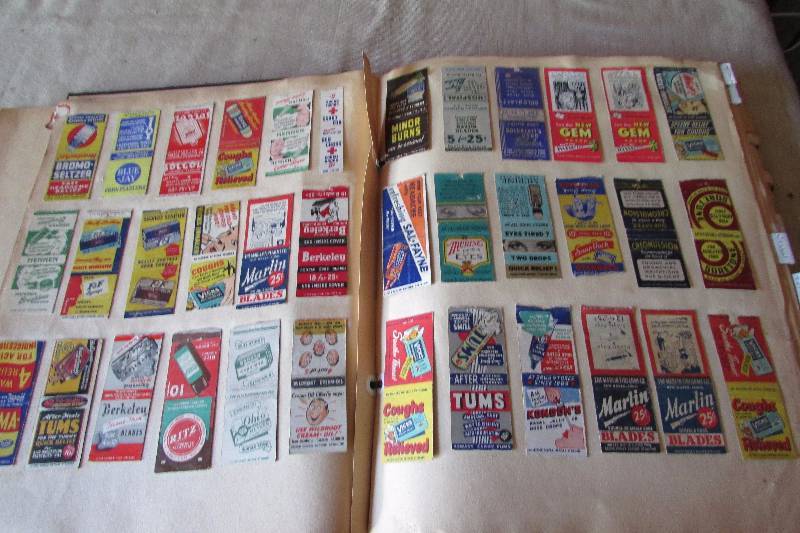 lot 16 image: Vintage Matchbook Collection