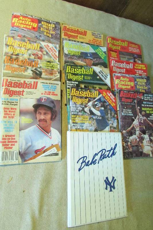 lot 23 image: Vintage Sports Digest Babe Ruth Collectible