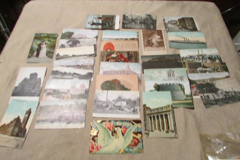 lot 31 image: Antique Post Cards