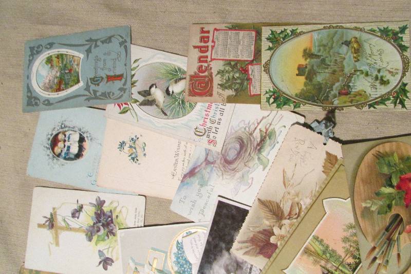 lot 32 image: Antique Post Cards