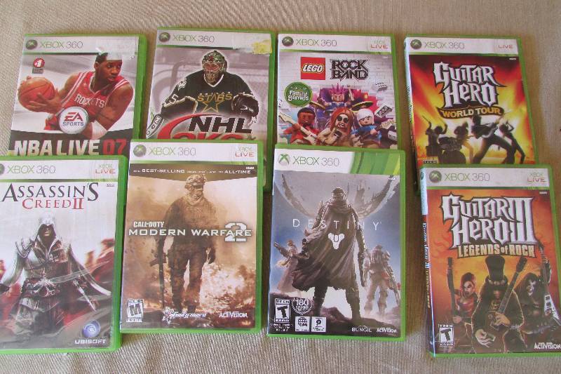 lot 35 image: X Box 360 Games