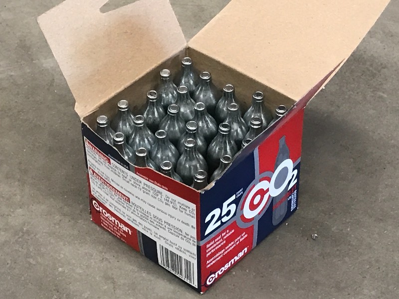 lot 64 image: Full Case Of Crosman CO2 Cartridges...