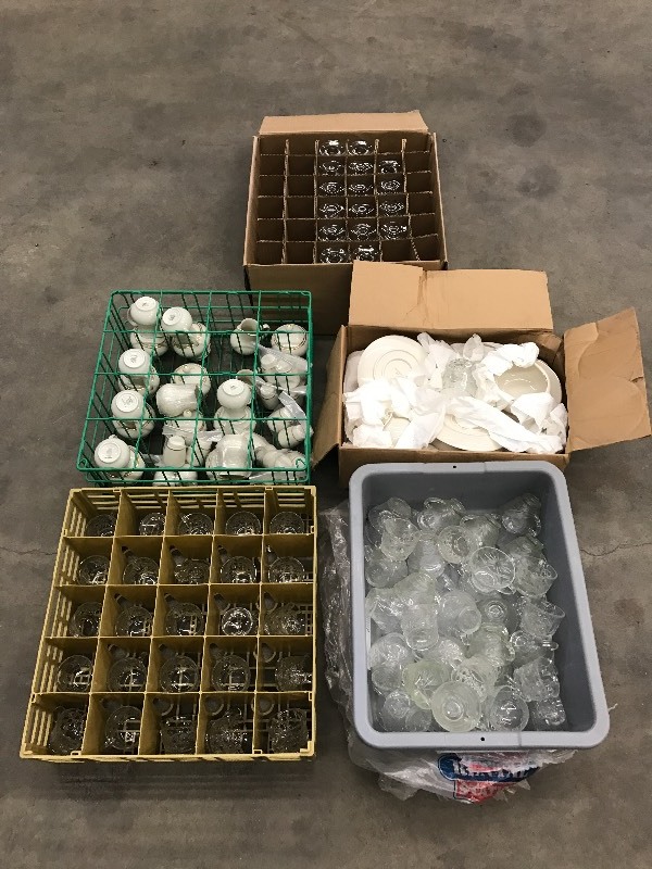 lot 72 image: Lot Of Assorted BanquetParty Glass...