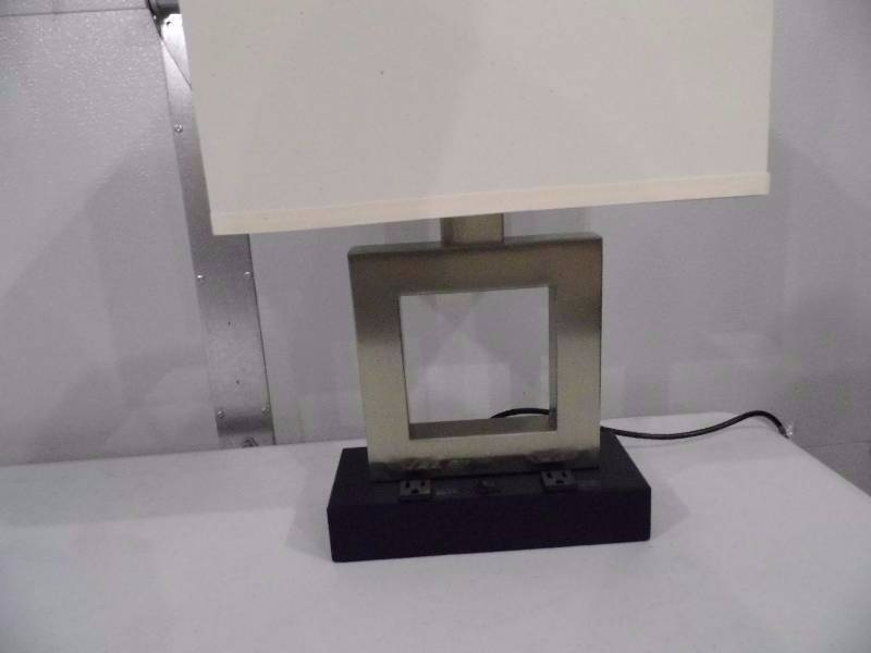 Silver Lamp WShade