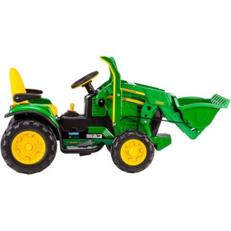 lot 31 image: Peg Perego John Deere Ground Loader 12-Volt Battery-Powered Ride-On - Fully Assembled - Battery Included - Needs Charger
