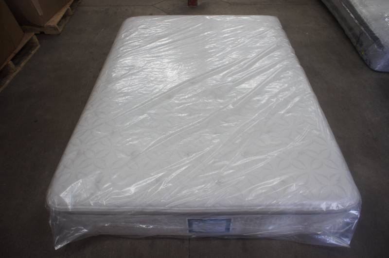 lot 26 image: New - Queen Size - Scothurst Ultra Plush Euro Pillow top - Mattress - MSRP $ 1299.99