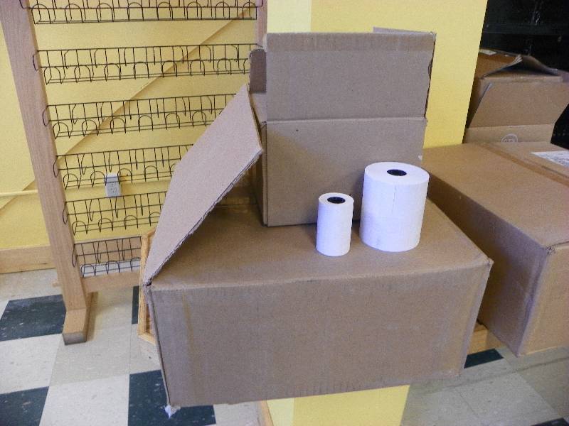 lot 66 image: PAPER PRODUCTS, TOILET PAPER AND THERMAL ROLLS