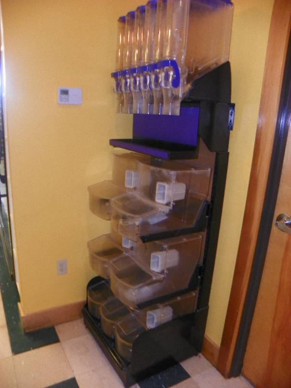 lot 78 image: DRY GOODS DISPENSER UNIT