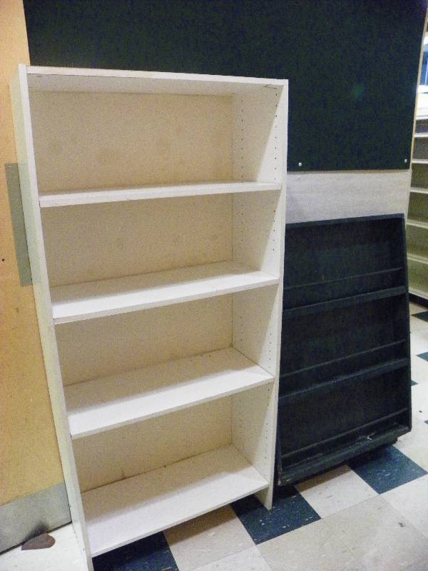 lot 79 image: TWO SHELVING UNITS