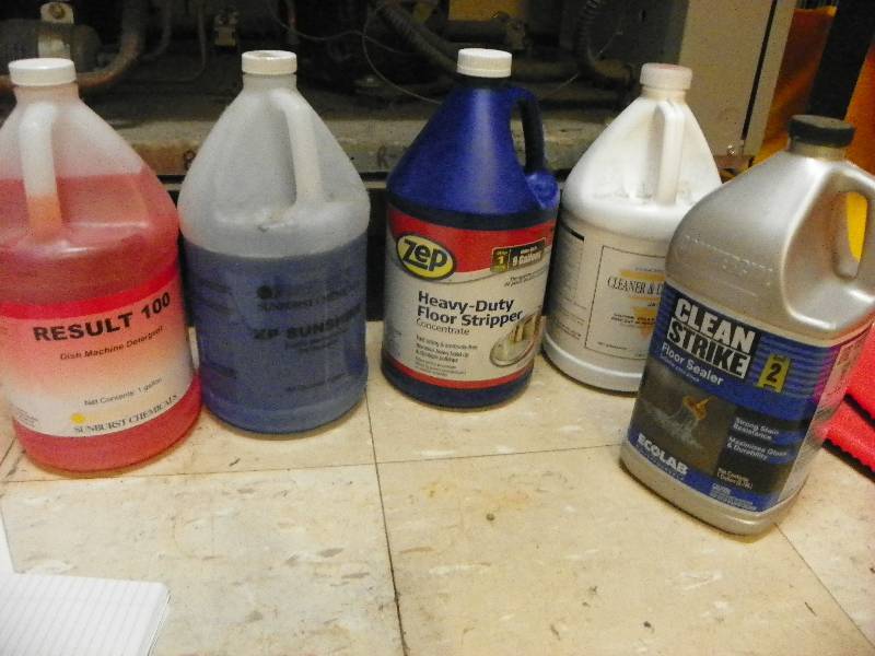 lot 109 image: CHEMICALS