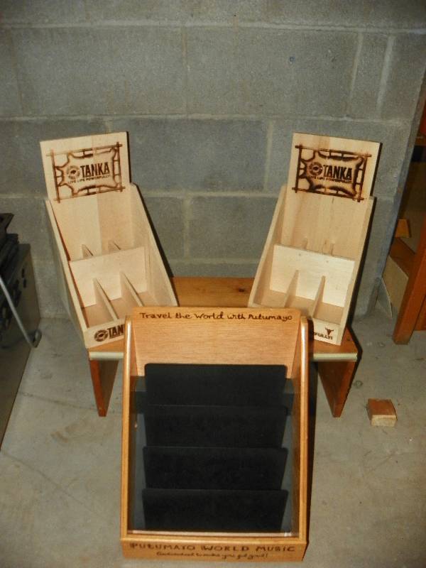 lot 144 image: WOODEN DISPLAYS