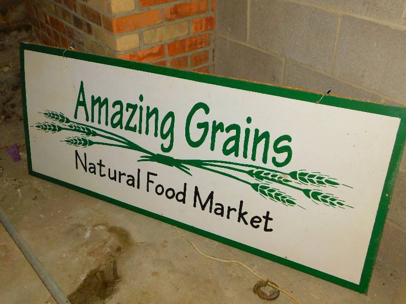 lot 197 image: AMAZING GRAINS SIGN