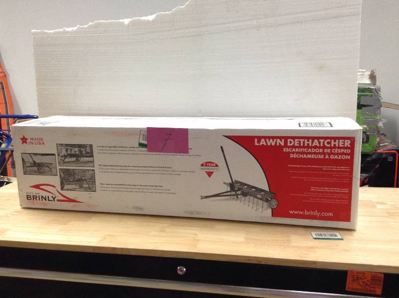 BRINLY LAWN DETHATCHER