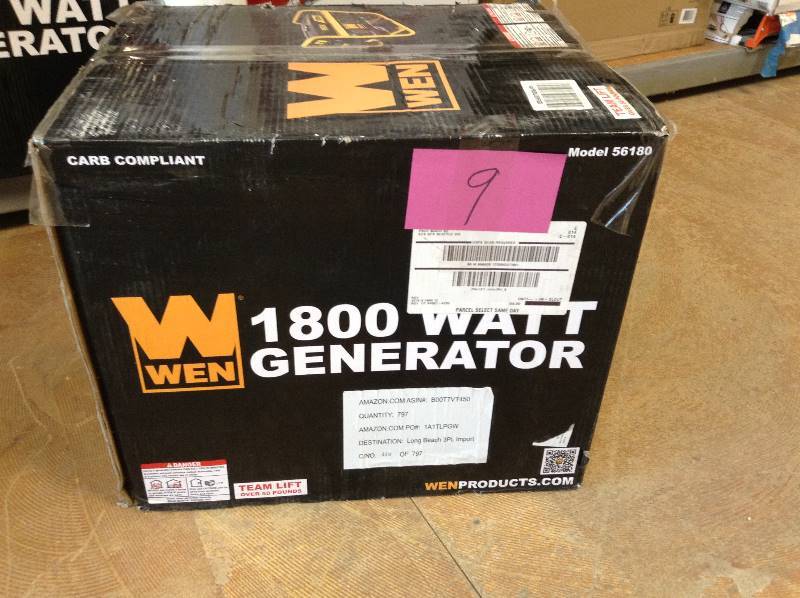 WEN 1800 WATT GENERATOR NOT USED