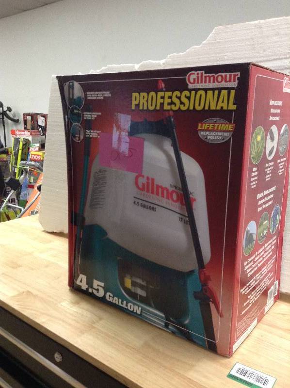 Gilmour Professional Back Pack Sprayer Never used
