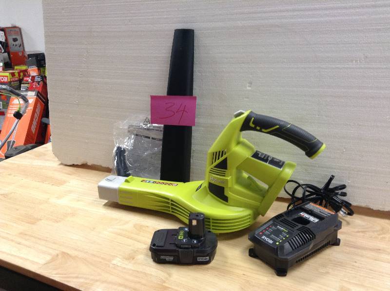 Ryobi One 18V Hybrid Power Hard Surface Blower not Used