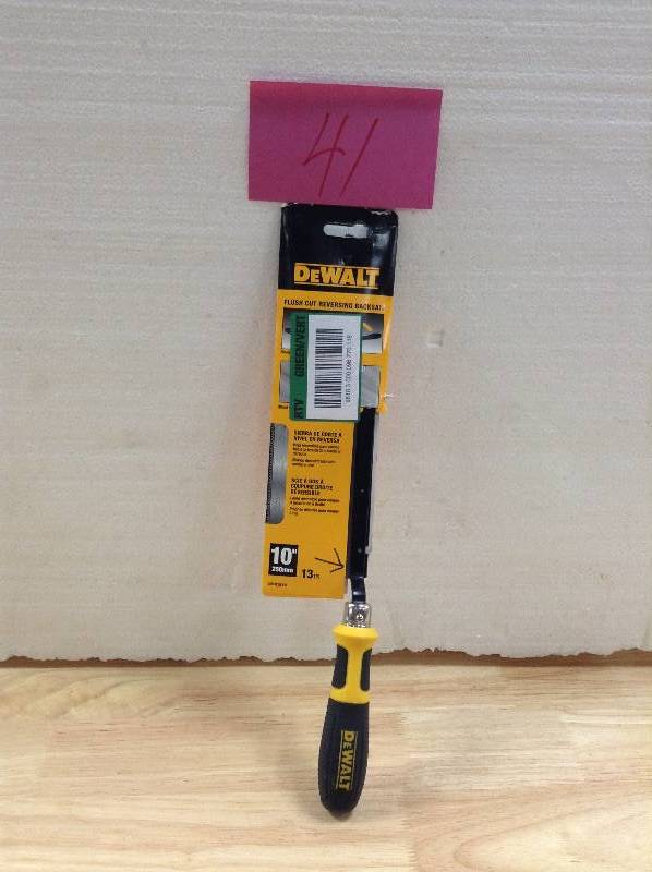 Dewalt Flush Reversible Backsaw New
