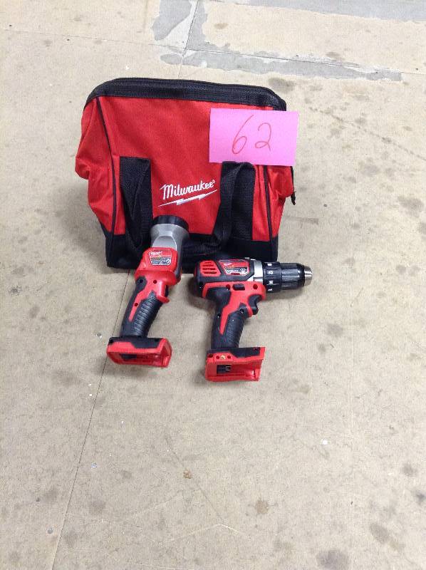 Milwaukee 260620 M18 Compact 12 In. Drill Driver  Tool Only not used