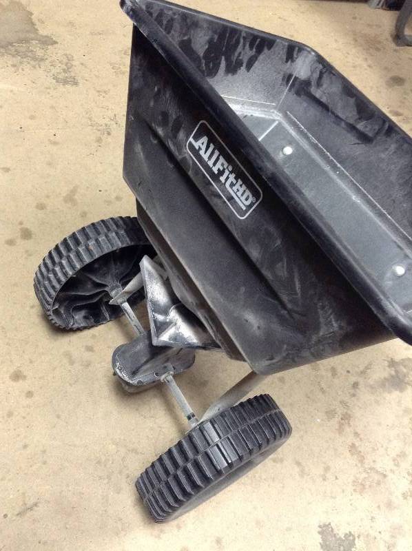 All Fit 80 lb. Broadcast Spreader used in good condition
