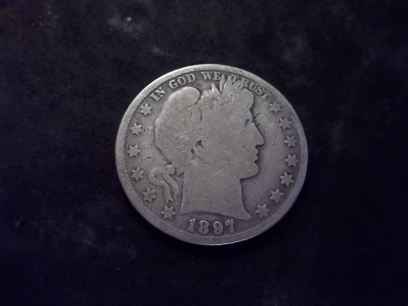 1897  Barber Half Dollar